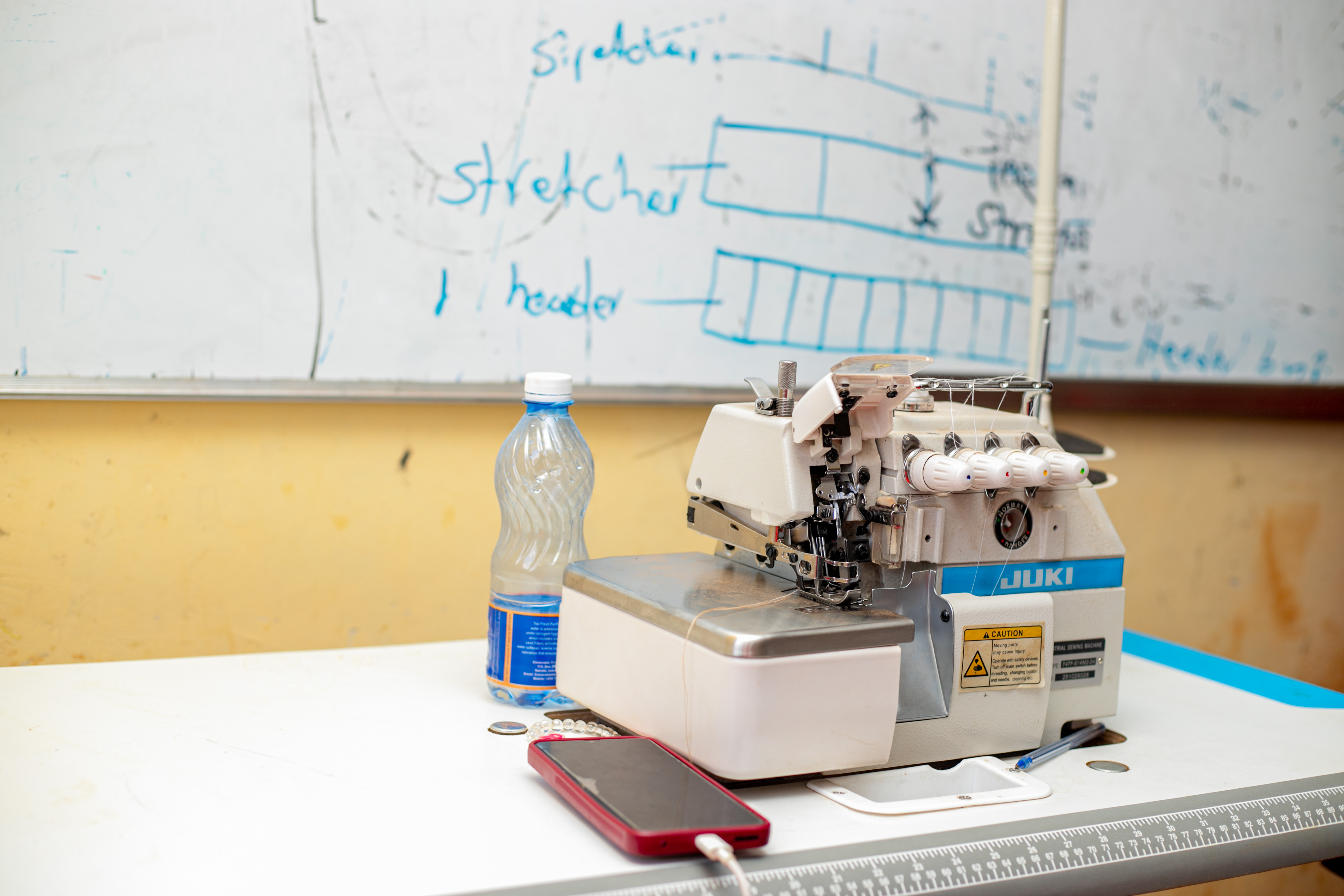 Digital overlock machine